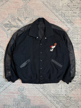 Load image into Gallery viewer, Vintage Peanuts+Snoopy Leather Letterman Jacket (XL)
