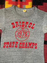 Load image into Gallery viewer, True Vintage Bristol State Champs 1975 Russell T-Shirt (15x22)