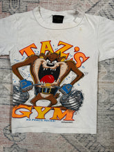 Load image into Gallery viewer, Vintage 1993 Taz’s Gym Kids Tee (Youth S)