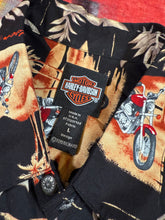 Load image into Gallery viewer, Harley Davidson Motorcycle Hawaiian Shirt (L)