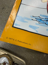 Load image into Gallery viewer, Vintage 1977 Mad Magazine Fishing Poster (21x32)