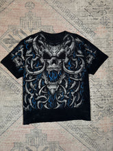 Load image into Gallery viewer, 2007 Liquid Blue Skull All Over Print Shirt (2XL)