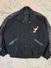 Load image into Gallery viewer, Vintage Peanuts+Snoopy Leather Letterman Jacket (XL)