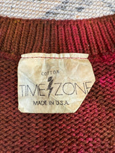 Load image into Gallery viewer, Vintage 80s Time Zone Tie Dyed Sweater (W2XL)