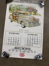 Load image into Gallery viewer, Vintage 1980 General Tire Calendar (17x26.5inch)(Missing Pages)