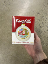 Load image into Gallery viewer, Lot of 2 Campbells Soup Christmas Ornaments

