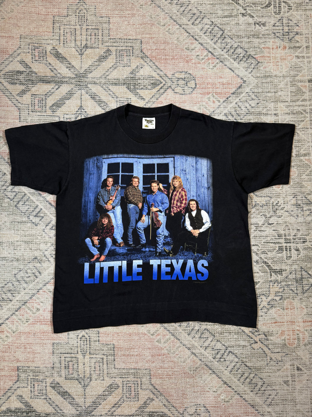 Vintage 1996 Little Texas Band T-Shirt (XL,Cropped)