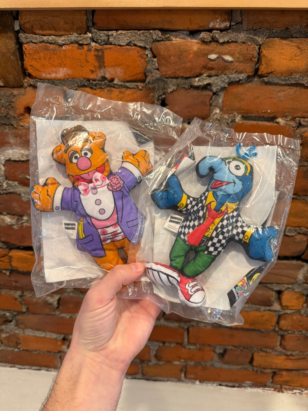 Lot of 2 Vintage Muppet Blockbuster Plush