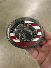 Load image into Gallery viewer, 2000s Silver Eagle America Belt Buckle
