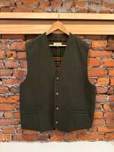Load image into Gallery viewer, Jimmy Hourihan Wool Plaid Interior Vest (L)

