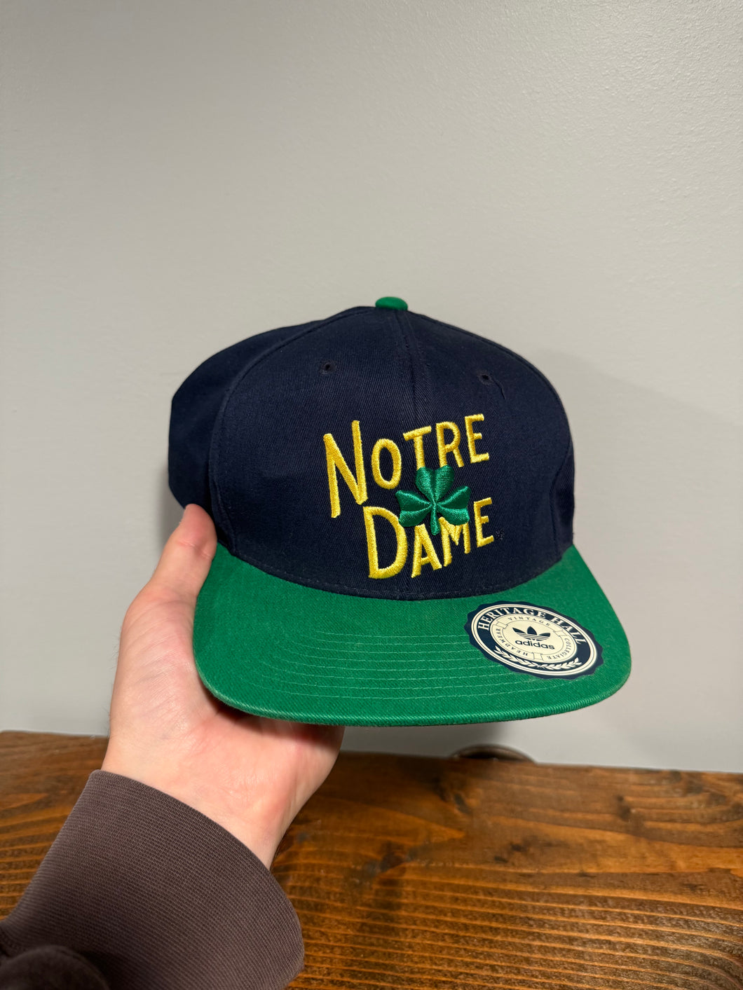 Modern Adidas Notre Dame SnapBack Hat