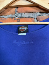 Load image into Gallery viewer, Vintage Harley Davidson Blue Women’s Top (WS)
