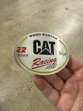 Load image into Gallery viewer, 2000s Ward Burton NASCAR Cat Racing Belt Buckle
