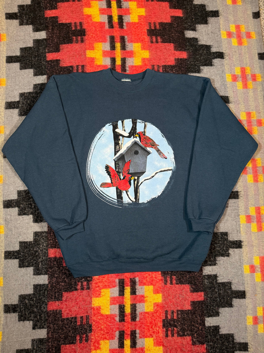 Vintage Cardinals in the Snow Crewneck (XL)