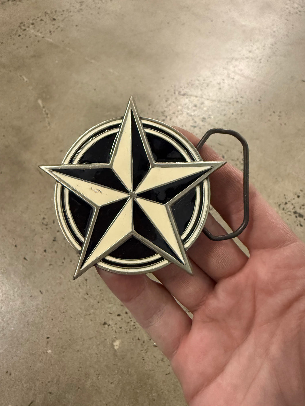 Vintage 2002 Star Belt Buckle