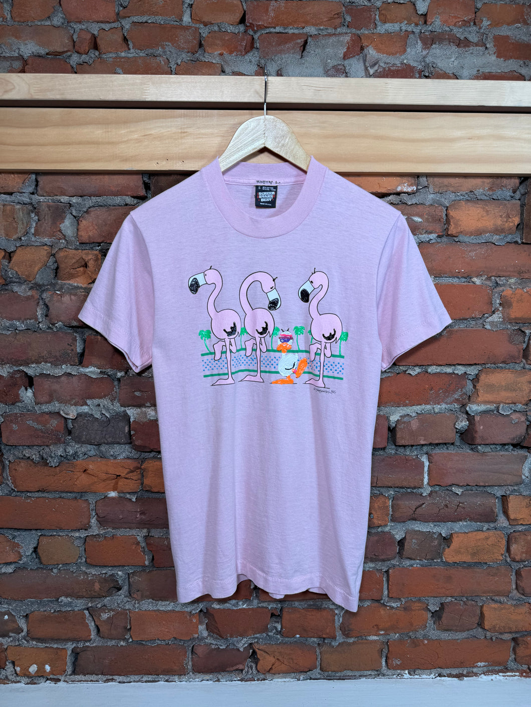Vintage Flamingos and Duck Tee (WS)