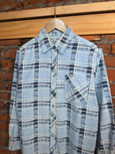 Load image into Gallery viewer, Vintage Haland Women’s Blue Flannel Shirt (WL)

