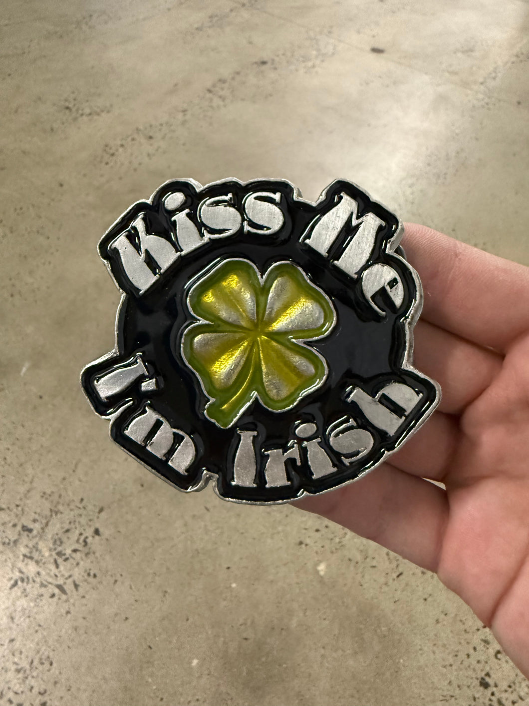 2005 Kiss Me I’m Irish Belt Buckle