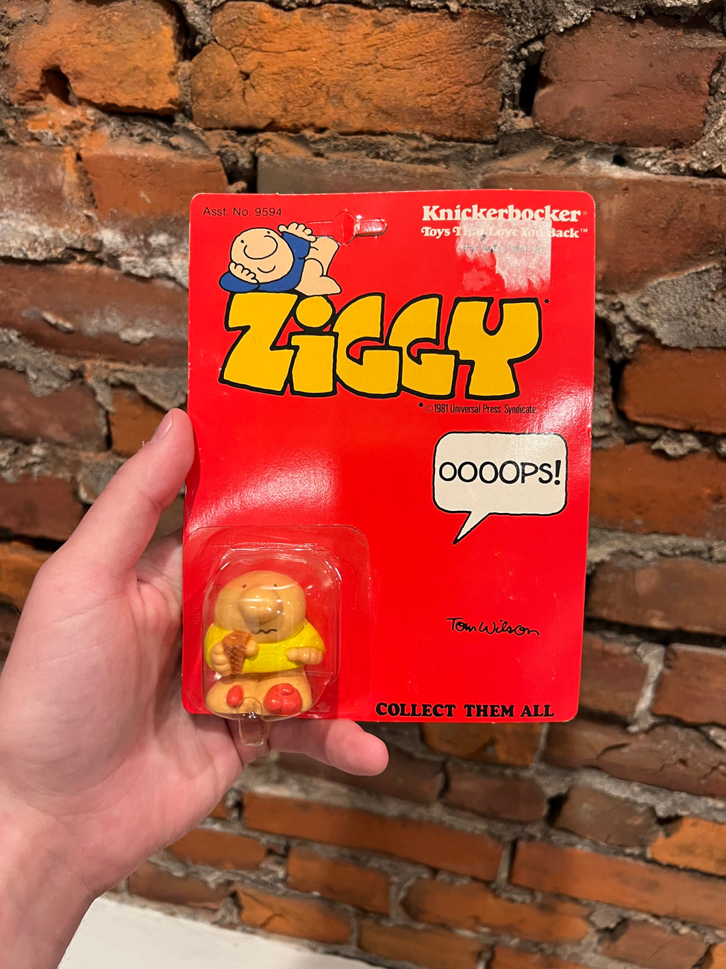 Vintage 1981 Ziggy Collectable Figure