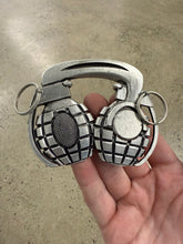 Load image into Gallery viewer, 2000s Grenades Belt Buckle
