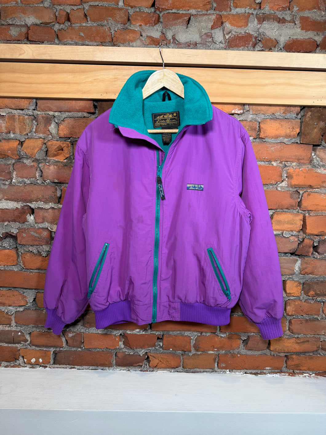 Vintage Eddie Bauer Purple Zip Up (WM)