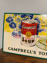 Load image into Gallery viewer, Vintage 1991 Campbells Tomato Soup Metal Sign
