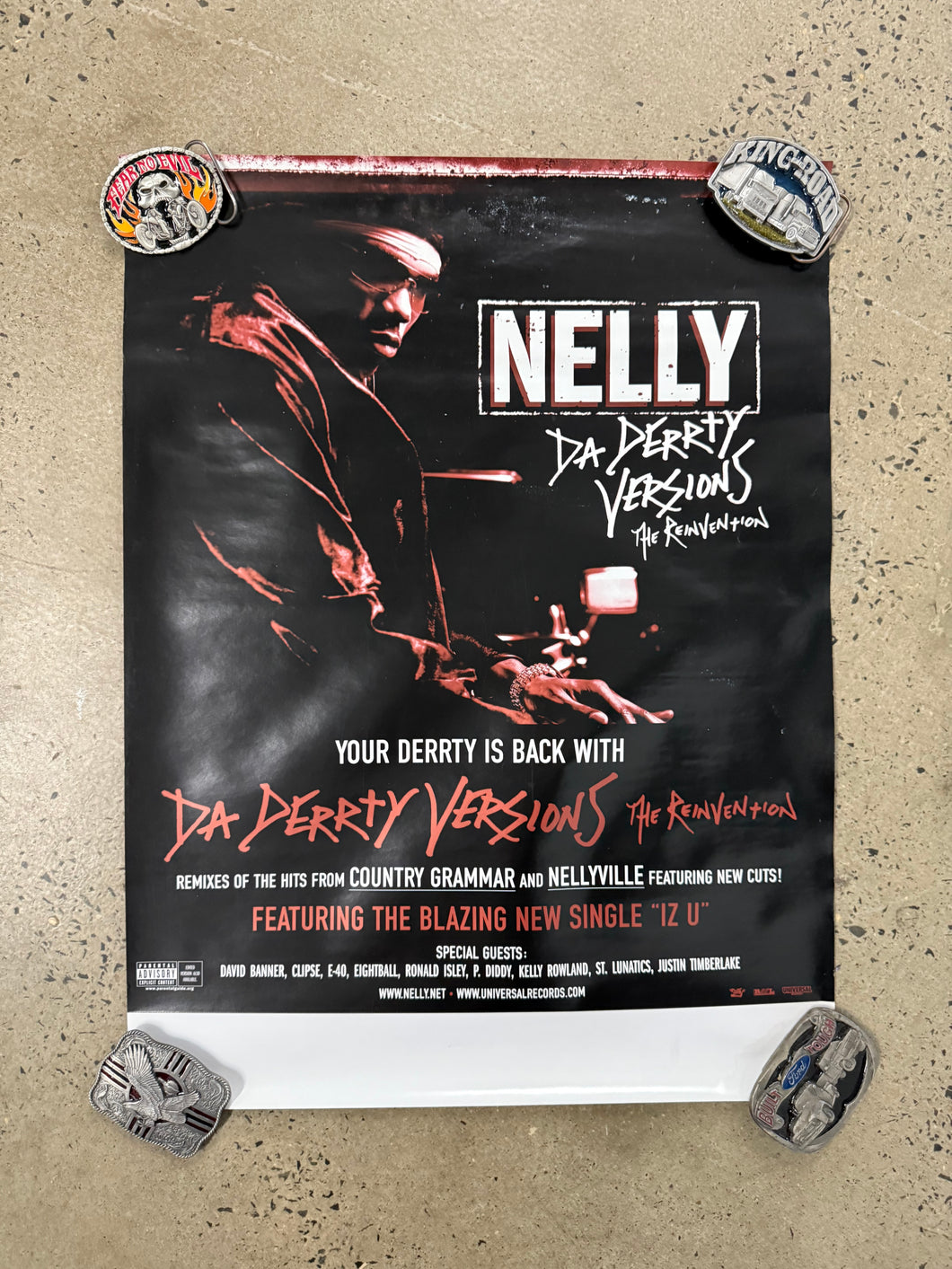 Vintage 2003 Nelly Album Promo Poster (18x24)
