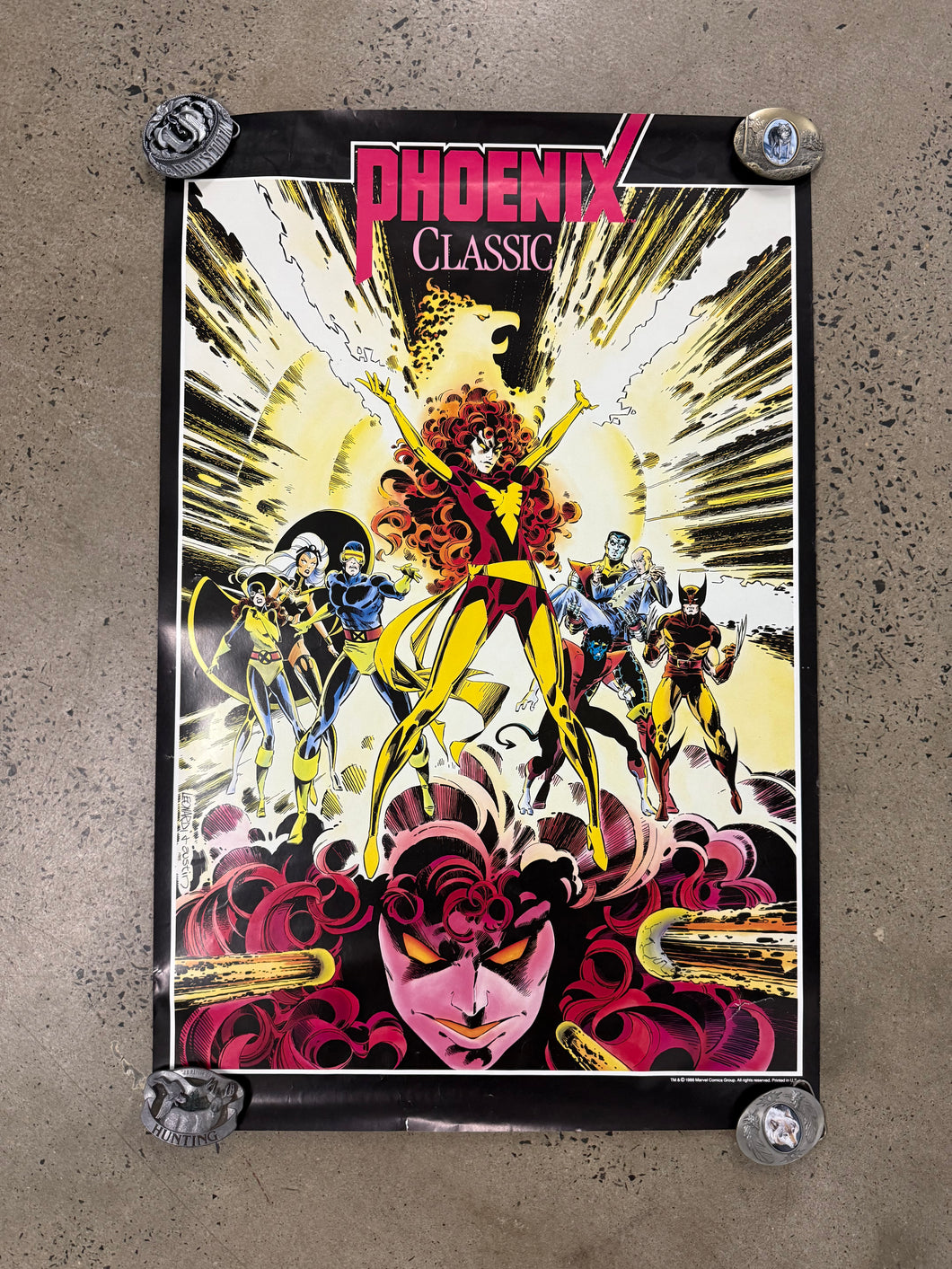 Vintage 1986 Phoenix Classic Marvel Poster (22x34)