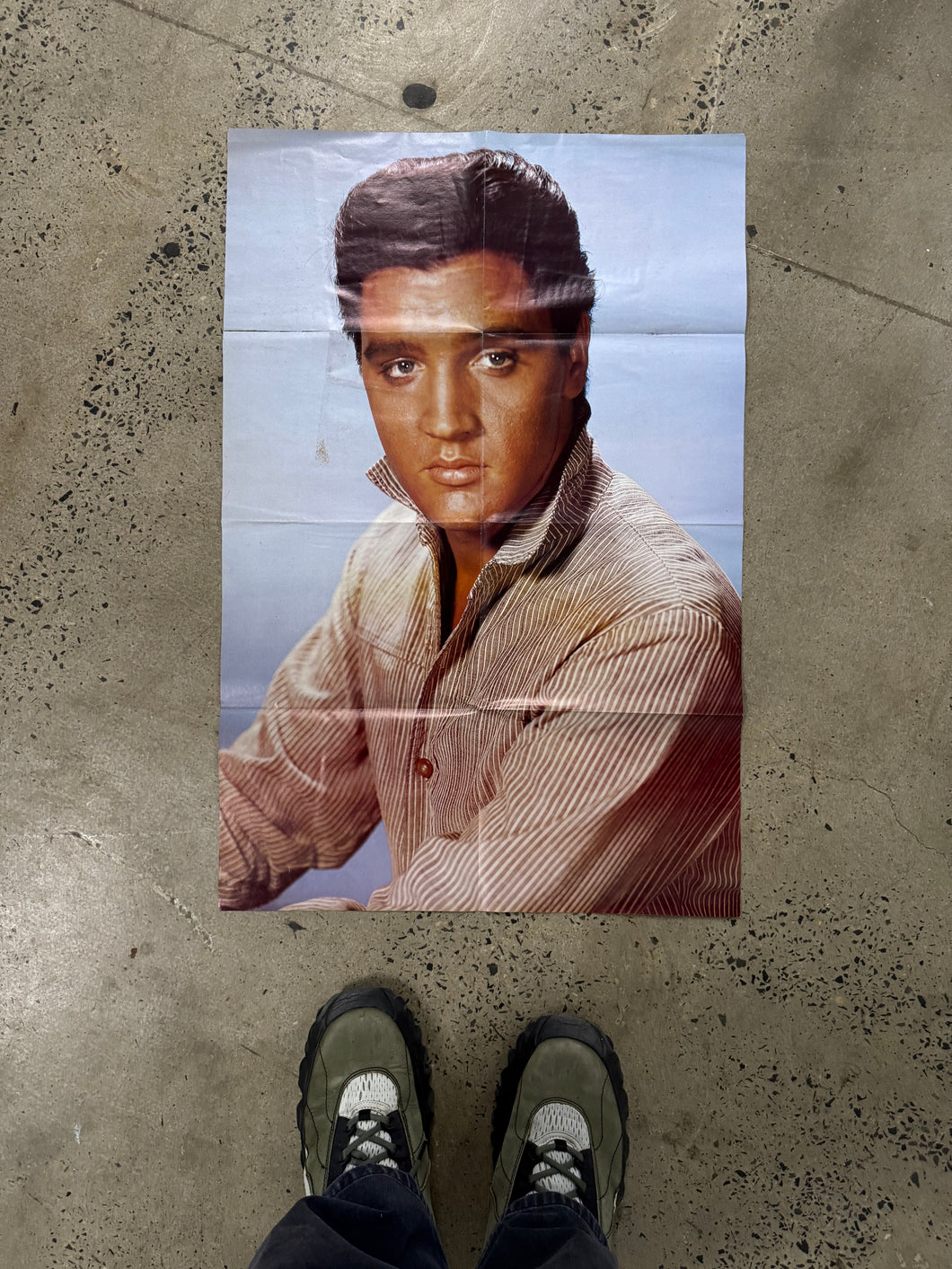 Vintage 70s Elvis Double Sided Poster (20.5x31inch)