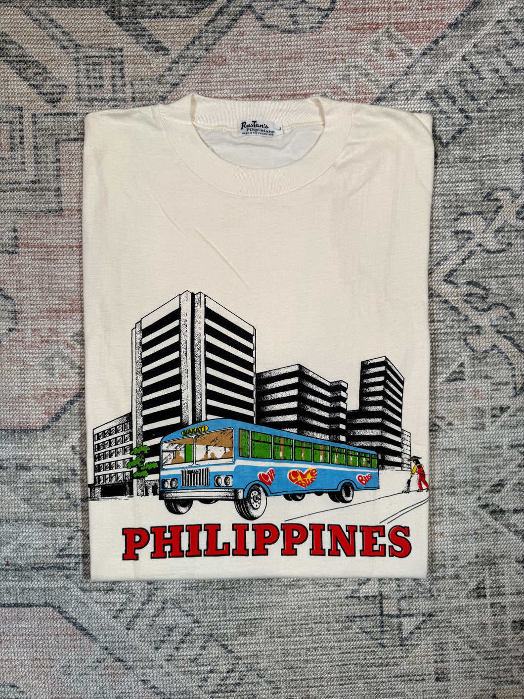 Vintage Philippines Love Bus T-Shirt (M)