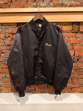 Load image into Gallery viewer, Vintage Distressed Gold Fingers Club Bomber Jacket (XL)
