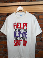 Load image into Gallery viewer, Vintage 1992 Help I’m on the Telephone and I Can’t Shut Up T-Shirt(M/L)
