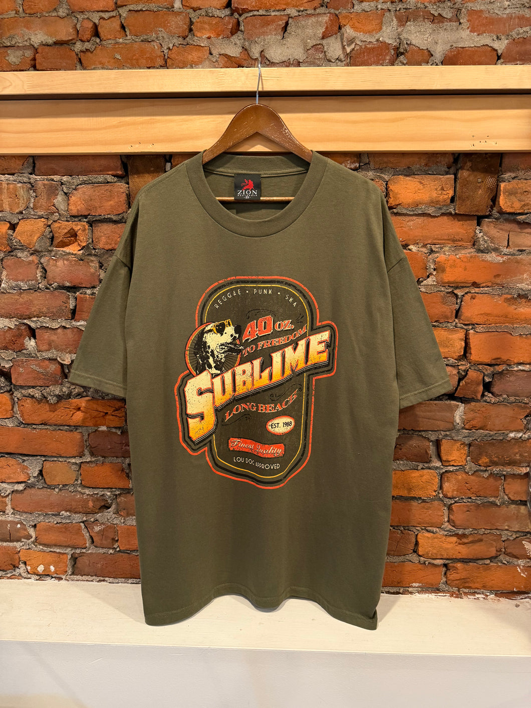 Sublime Band Shirt by Zion (2XL)