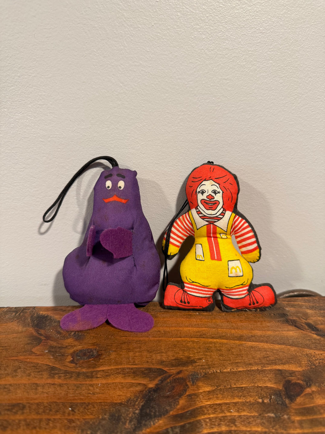 Vintage 1981 McDonald’s Plush Bag Charms