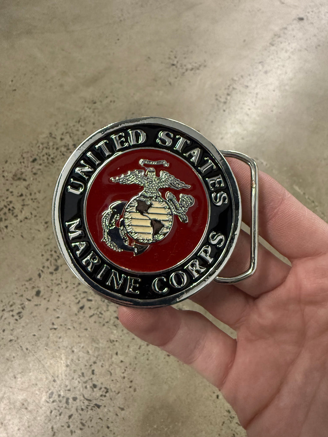 2000s United State Marine Corps Belt Buckle