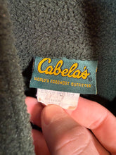 Load image into Gallery viewer, 2000s Cabela’s Green Fleece Zip Up (L)
