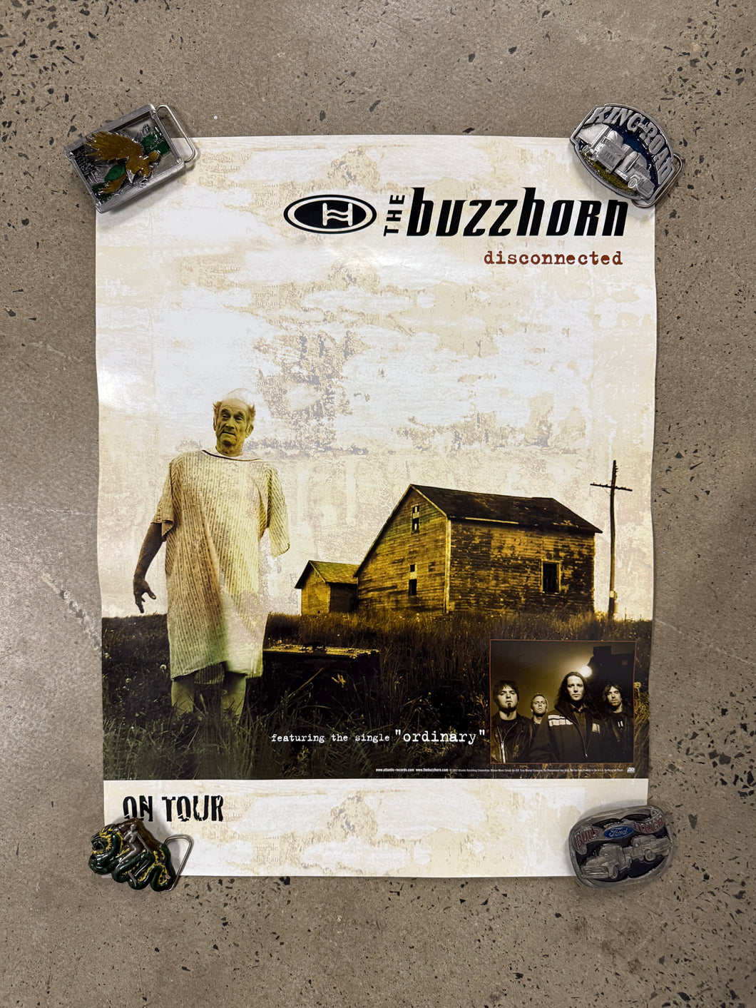 2002 The Buzzhorn Disconnected Album Promo Poster (18x24)