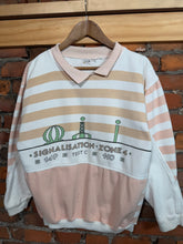 Load image into Gallery viewer, Vintage 80s Striped Novelty Sweatshirt (WS)
