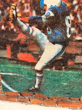 Load image into Gallery viewer, Vintage 70s Sears Football Player Picture Rug
