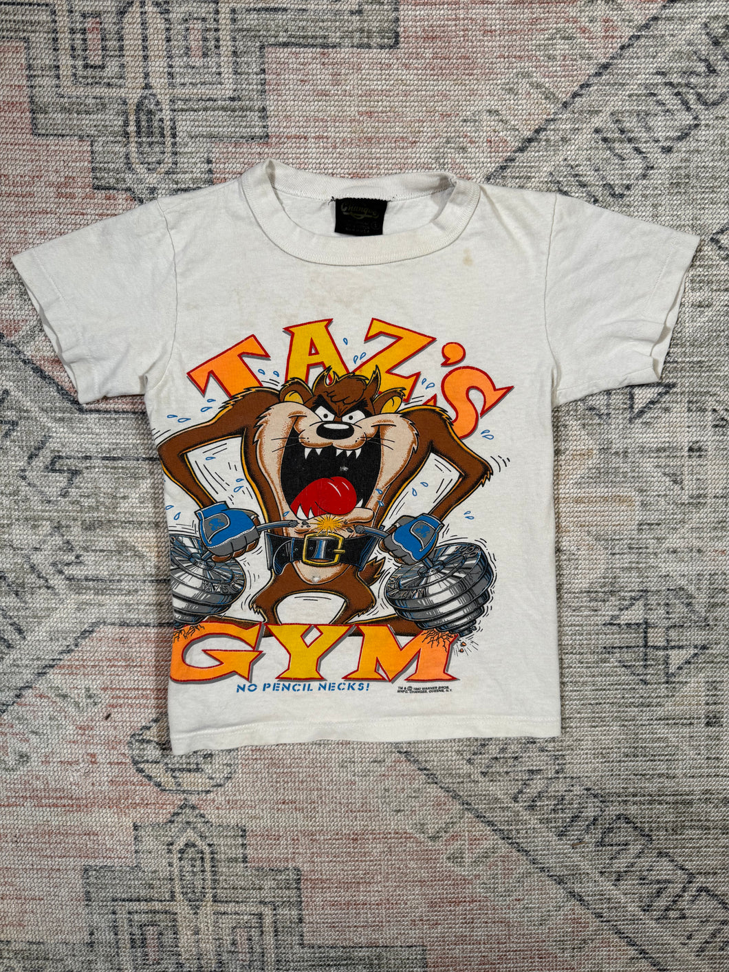 Vintage 1993 Taz’s Gym Kids Tee (Youth S)