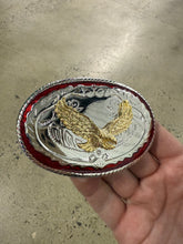 Load image into Gallery viewer, 2000s Silver and Gold Eagle Belt Buckle

