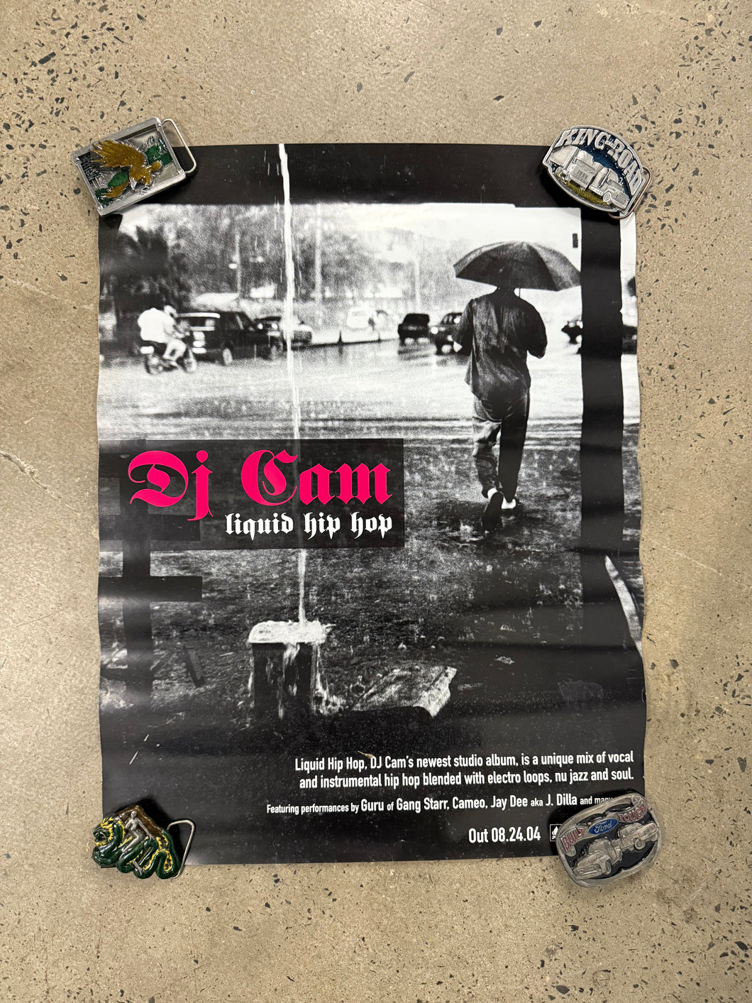2004 DJ Cam Liquid Hip Hop Promo Poster (18x24)