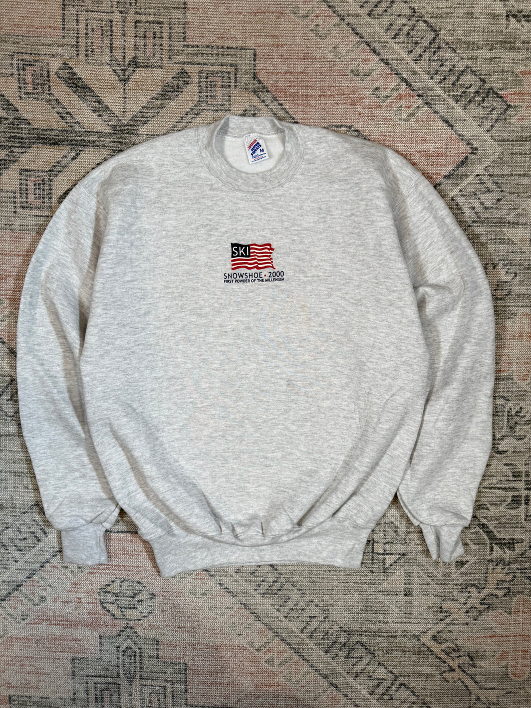Vintage 2000 Ski Snowshoe Crewneck(M)