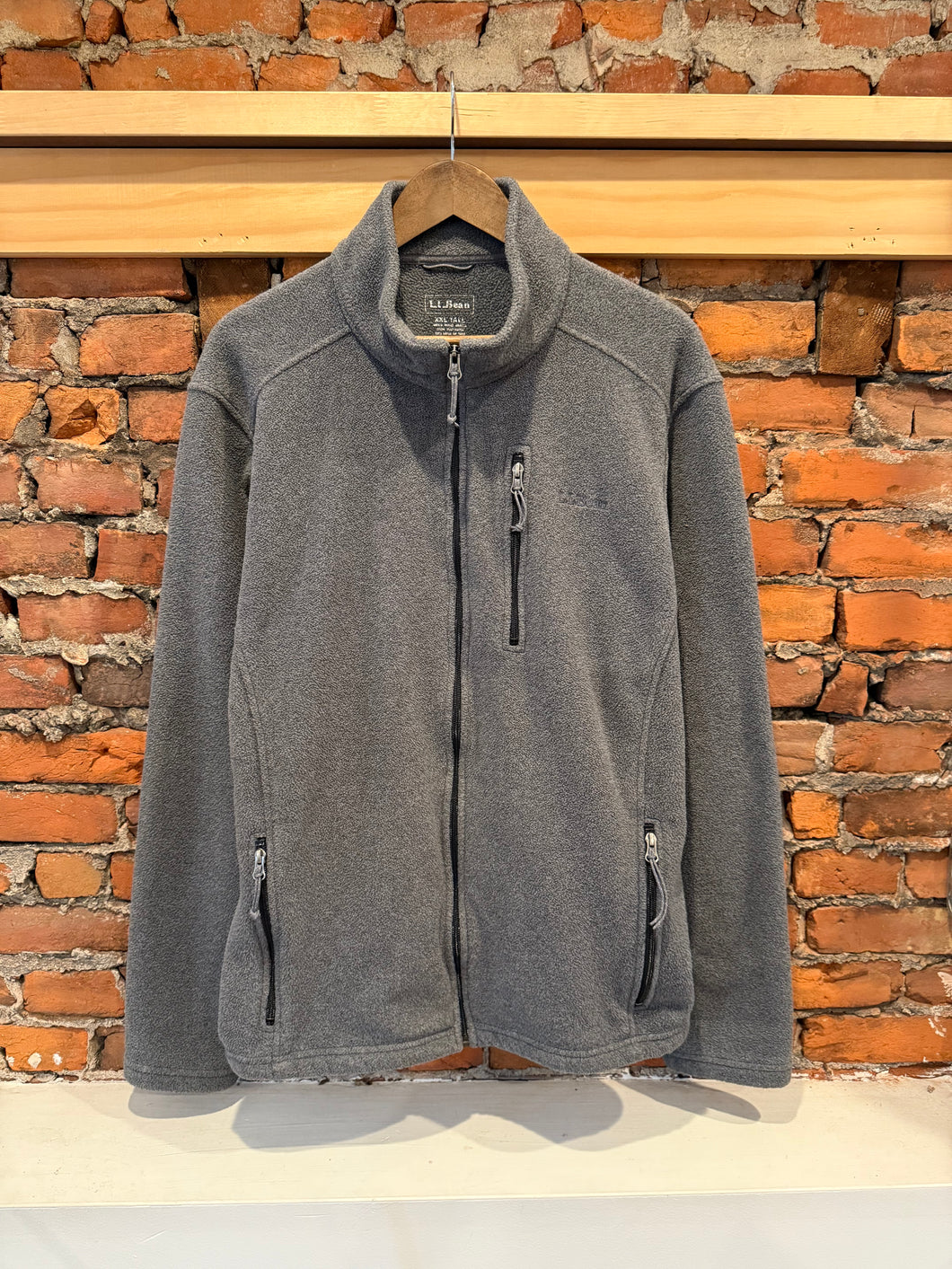 Modern LL Bean Fleece Zip Up Jacket (XXL Tall)