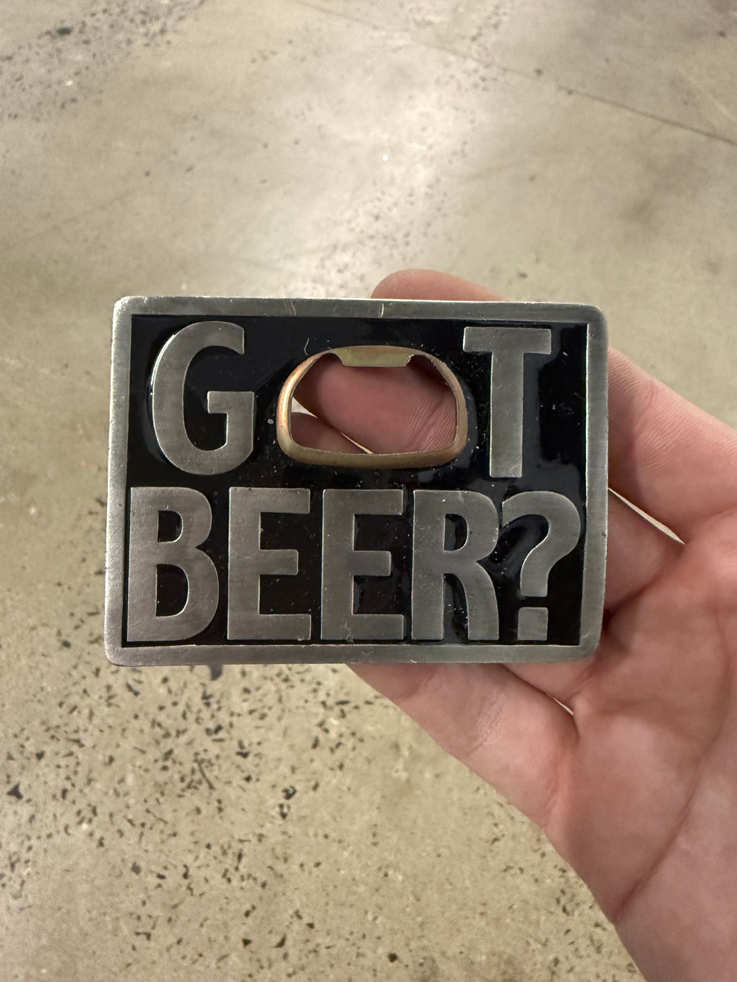 Vintage Got Beer Bottle Opener Belt Buckle