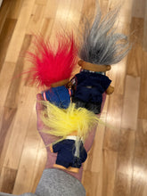 Load image into Gallery viewer, Lot of 3 Vintage Troll Dolls

