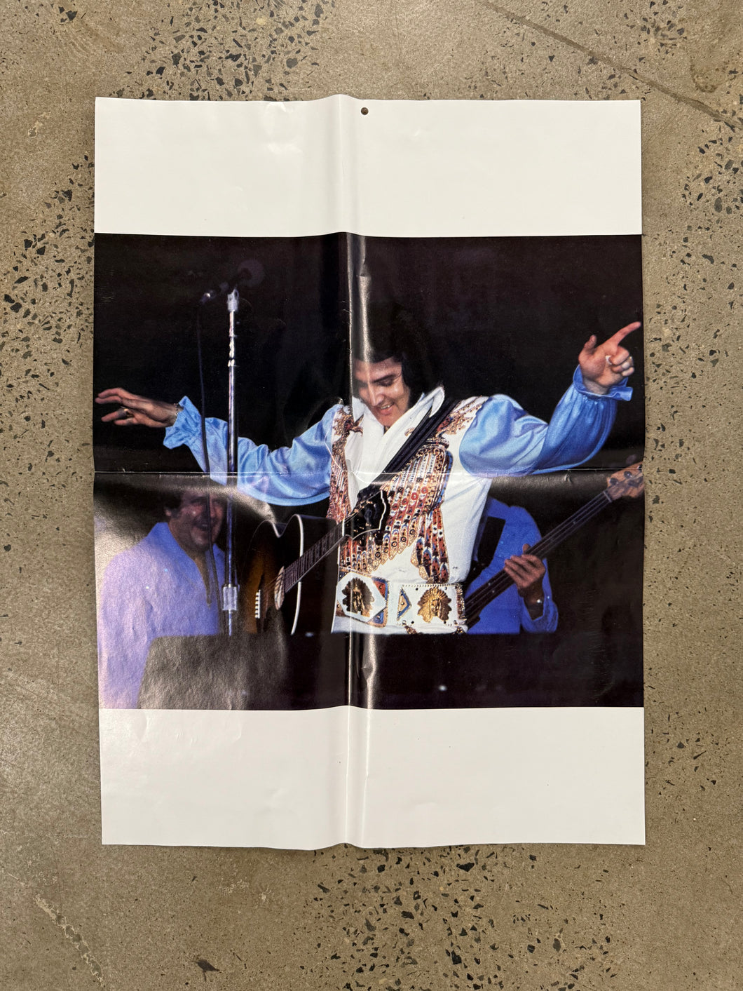 Vintage 70s Elvis Poster (17x23.5)
