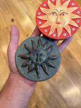 Load image into Gallery viewer, Lot of 2 Vintage Celestial Sun Wall Hangs
