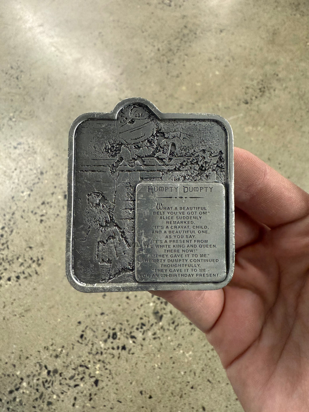 2000s Humpty Dumpty Belt Buckle