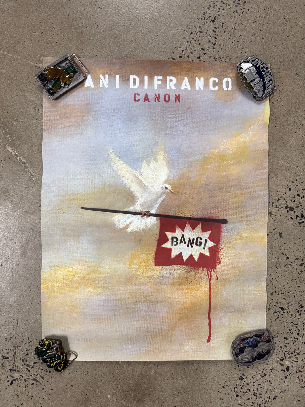 2007 Ani Difranco Canon Album Poster (18x24)